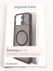 Mobilize Leather Bag Gsm - 81717 Mobilize Magsafe Compatible Hybrid Case Samsung Galaxy S26+ 5g Black