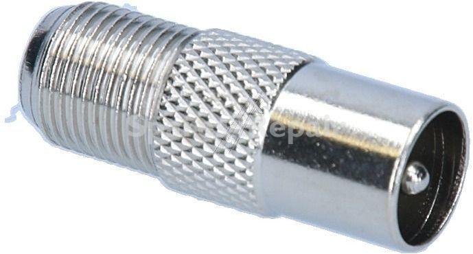 Fuba Coax Plug/f-socket - Ovz 070 Coax Plug-f-socket, Adaptor Adaptable For Fuba Ovz070