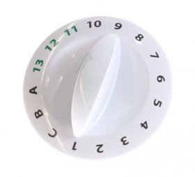 Timer Button - C00265408 482000030758 Wash Timer Knob White Pw Wml Led13+3 [Whirlpool Indesit]
