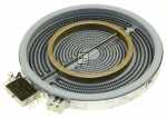 Ego Double Circuit Radiation Heate - 10 51213 034 Ego Halogen Plate Ø210-120mm 2200-750w