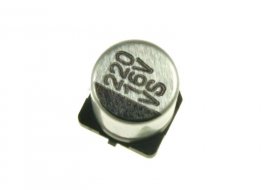 Smd Electrolytic - 220uf-16v 30010597 Cap Elch 220µf 16v M 215ma 8x10 Rohs [Vestel]