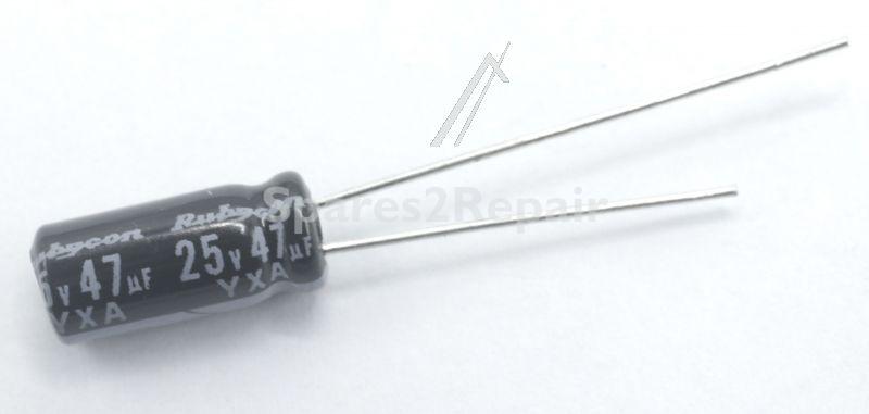 Jvc 25v Radial Miniature Electroly - Qeha1em-476 E Capacitor