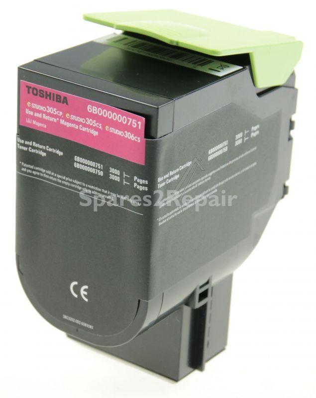 Toshiba Toner Cartridge - Tonerkartusche Magenta 3k