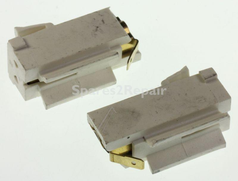 Carbon Brush Washing Machine - C00197976 482000083438 Motor Brush Set Laminated Pair [Whirlpool Indesit]