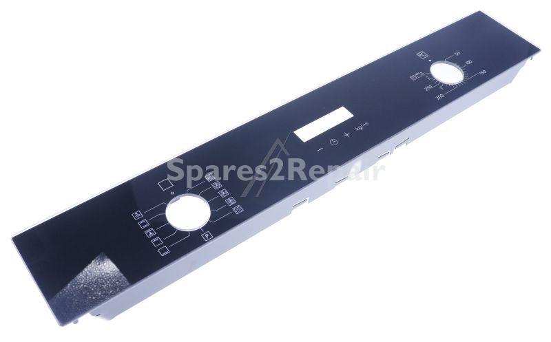 Operating Unit Screen - 11052570 Panel-facia Glass Stainless Steel Neff Av2 Steam [Bosch Siemens]