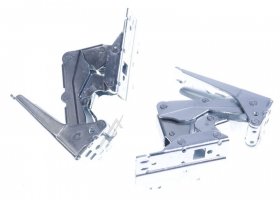 Door Hinges For Fridges - 12041927 Flat Hinge Repair Set Freewheel Top-bottom 2pcs Hinge Pin: 173630 Please Use Screw 00627514 [Bosch Siemens]