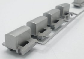 Button - 1366126314 Button Set Grey Rectangular 4+ [Electrolux Aeg]