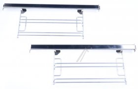 Telescopic Slideout Oven Grills - 17007105 Pair (left And Right) Optimized Version Not For Pyrolysis For Appliances With Microwave 45cm Max 15kg [Bosch Siemens]