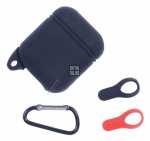 Xccess Bag - 50739 Silicone Case With Hook For Apple Airpod Black