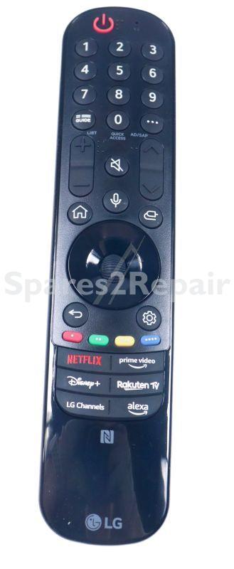 Lg Remote Control - Mr23gn Akb76043203 Remote Controller Assembly Mr23gn_ohsung-hasung Black Eu-ukraine-moldova_with Nfc