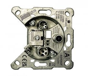 Triax Aerial Outlet Sockets - Eda 302 F 3-fach Einzeldose Eda 302 F, FÜr Sat-bk