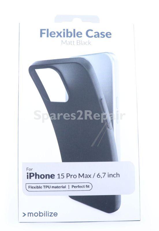 Mobilize Leather Bag Gsm - 28906 Mobilize Rubber Gelly Case Apple Iphone 15 Pro Max Matte Black