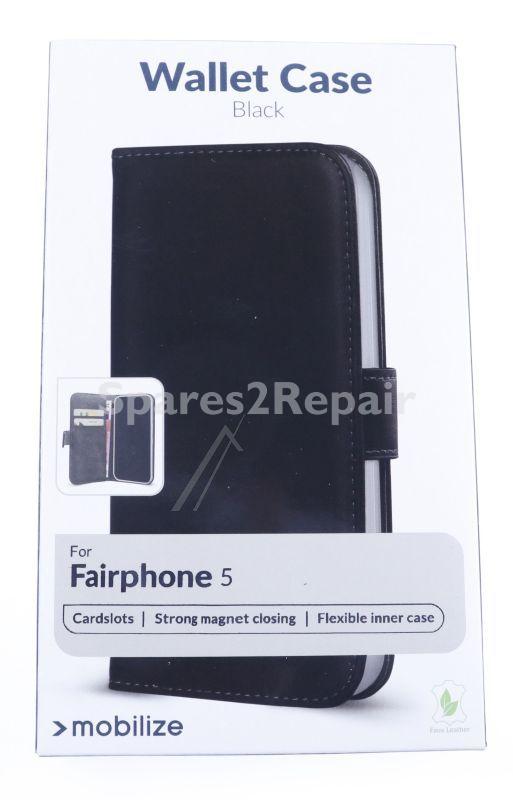 Mobilize Leather Bag Gsm - 29106 Mobilize Classic Gelly Wallet Book Case Fairphone 5 Black
