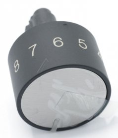 Control Knobs - 9073015 Recessed Knob 38black-inox Hb 10400bc [Amica]