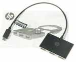 Hewlett Packard Usb-connector - Usb-c To Usb-a Hub - 916838-001