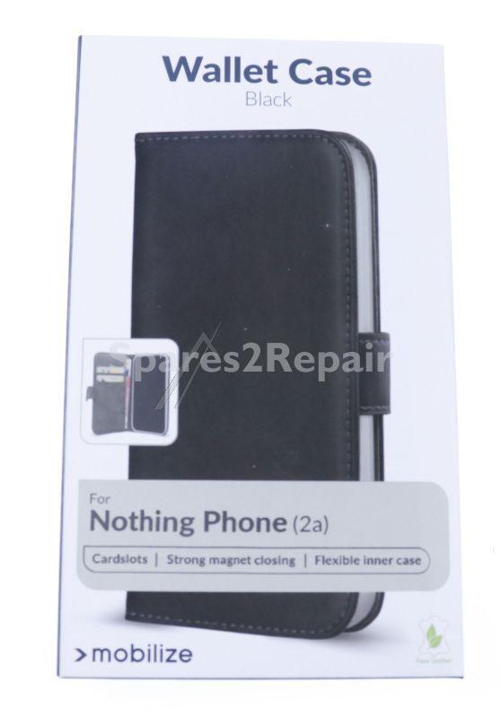 Mobilize Leather Bag Gsm - 29619 Mobilize Classic Gelly Wallet Book Case Nothing Phone (2a) Black
