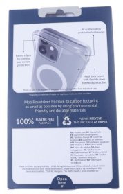 Mobilize Leather Bag Gsm - 29817 Mobilize Magsafe Compatible Naked Protection Case For Samsung Galaxy Z Flip6 Transparent
