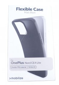 Mobilize Leather Bag Gsm - 29932 Mobilize Rubber Gelly Case Oneplus Nord Ce4 Lite Matt Black