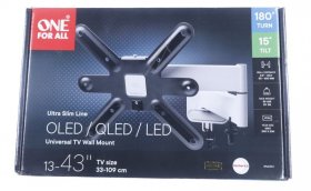 One For All Tv Wall Mount - Ultra Slim Wm 6254 Tv Wanderhaltung Von 13 Bis 43 Zoll