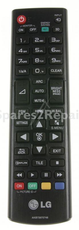 Lg Remote Control - Akb73975748 Remote Control