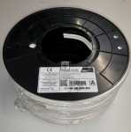 Fuba Coaxial Cable Ring - Kke522 Twin-mid-iko Coaxial Cable White 100m Spool According To Fire Class E - 29201218