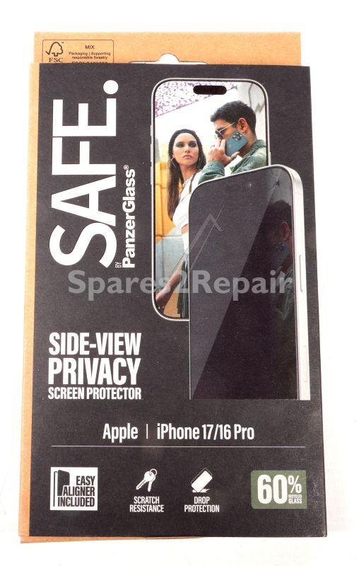 Safe By Panzerglass Display Protective Film - Sa41290 Safe By Panzerglass Privacy Screen Protector Iphone 17 | Iphone 16 Pro | Ultra-wide Fit W Easyaligner