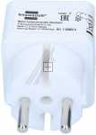 Brennenstuhl Connection Block - Adaptor Plug With 2 Euro Sockets