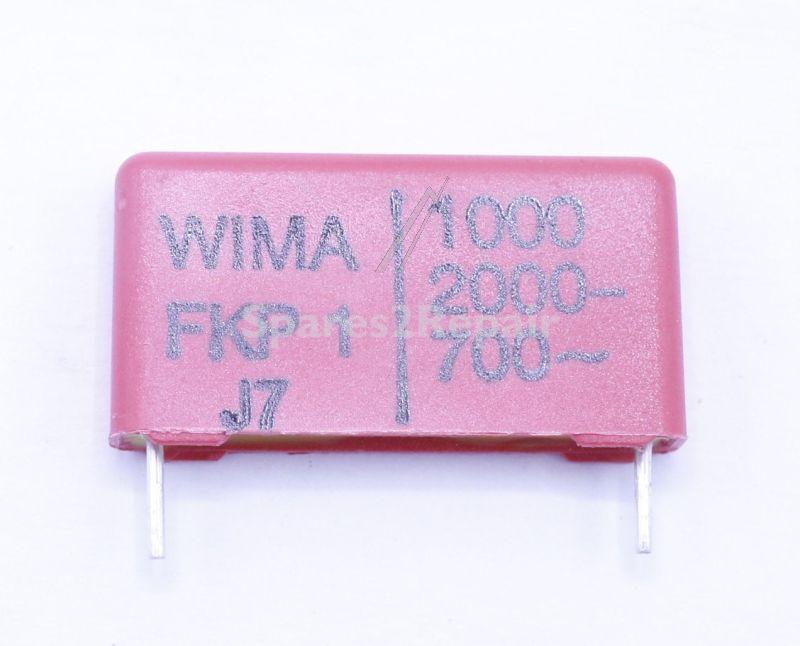 Wima Fkp1 Pulse Capacitor - 1000pf-2000v Fkp1u011005a00jssd Fkp1 Pulse Capacitor Rm=22 5mm