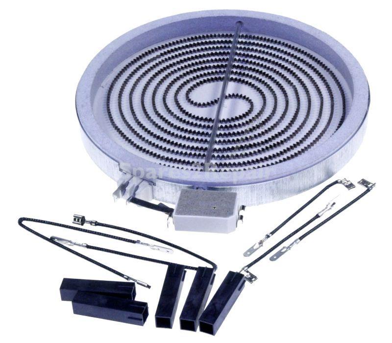 Eika Ceramic Heater Element - Radiant Heating Element 1-circuit Ø210mm 2200w Alternative To Whirlpool 481231018892 - C00327341