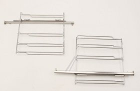 Telescopic Slideout Oven Grills - 11066168 Grid Hook In Rack Assembly Pair [Bosch Siemens]