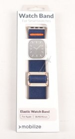 Mobilize Wristbands For Smartwatch - 81685 Mobilize Band - Elastic - For Apple 38-40-41mm - Blue