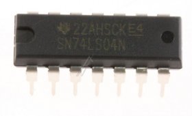 Texas Instruments Ic - 74ls04 Ic Inverter, Dip-14