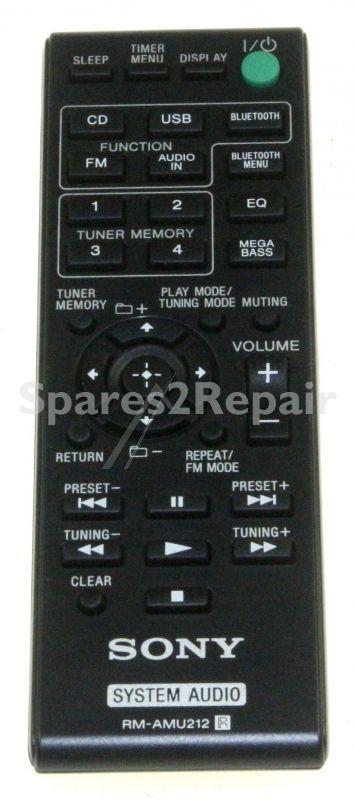 Sony Ir remote Control - Rm-amu212 A2060832a Remote Commander (rm-amu212