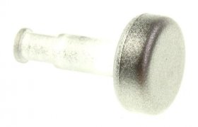 Button - C00302329 488000302329 Programmer Button E0 Silver [Whirlpool Indesit]