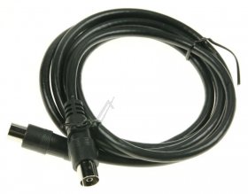 Compatible Black Aerial Cable - Black Aerial Cable 1 5m Class A Straight