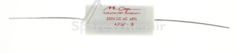 Mundorf Foil Capacitor - 4,7uf-250v Audio Filmcap. Axial 85° 16x33mm