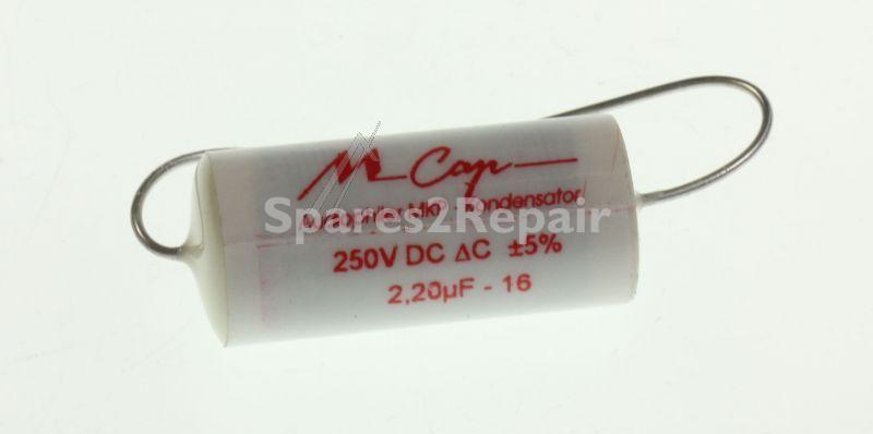 Mundorf Foil Capacitor - 2,2uf-250v Audio Filmcap. Axial 85° 13x28mm