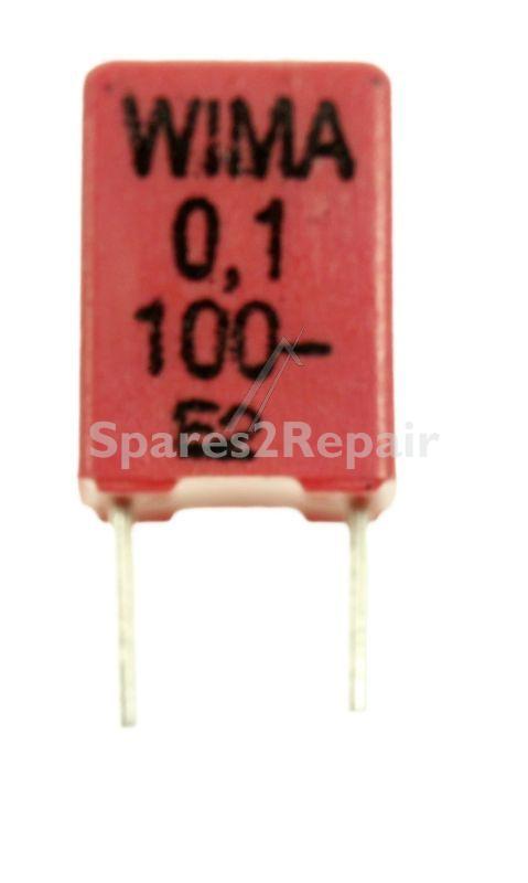 Wima Pulse Capacitors - 0 1uf-100v Mkp2d031001f00kssd Mkp2-pulse Capacitor Rm=5mm 100nf -rohs-compliant