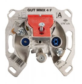 Astro Aerial Outlet Sockets - Gut Mmx 4 F Bk-modem-stichdose, 5 - 1218 Mhz, Tv- & Modem-anschlussdÄmpf