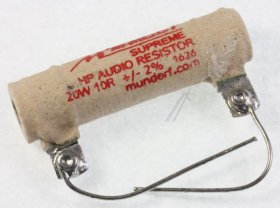 Mundorf Wirewound Resistor - 10r-20w Mresist Supreme Cement-resistor, 11x51mm