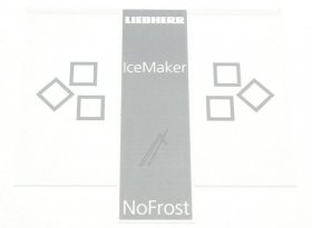 Liebherr Panel - 743839600 Info Panel Printed Nofrost Ice-maker