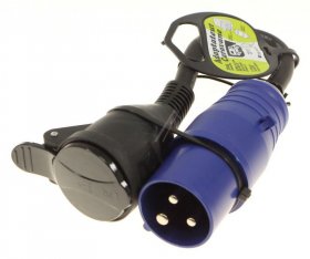 Dc Cable - Adaptateur Caravane F16a-m Cee 17 Ho7rn-f 3g2.5