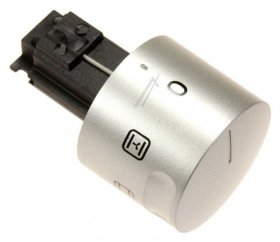 Control Knobs - 3550415057 Knob selector inox 6+0 [Electrolux Aeg]