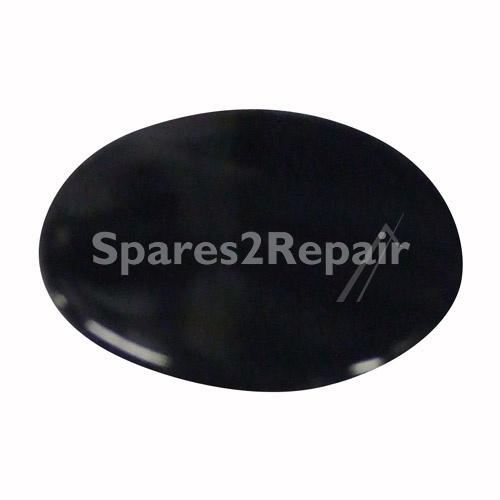 Mechanical Components - C00092492 482000027927 Burner Cap Auxiliary Shiny Black [Whirlpool Indesit]