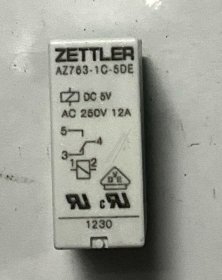 Zettler Pcb Relay To 6v - 5vdc 12a-250vac Relais, 1 Wechsler