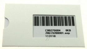 Programming Cards - C00276604 482000087462 Card 8kb Hot2005 Sw 28619200001 [Whirlpool Indesit]
