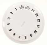 Control Knob - C00508211 488000508211 Wash Timer Knob Gw Fut Led-dgt 14+2 [Whirlpool Indesit]