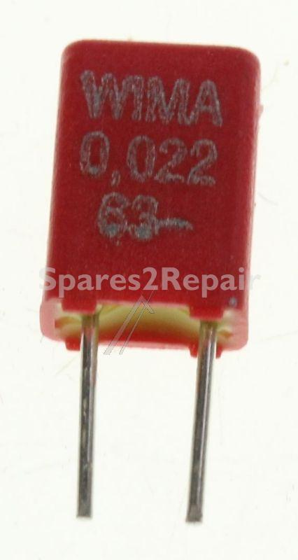 Wima Pulse Capacitors - 0 022uf-63v Mks0c022200b00kssd Mks02 Capacitor Rm=2 5mm
