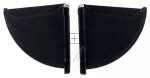 Fixings And Brackets - 00sp014400n Support H Pane D+g Black [Sogedis]