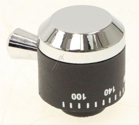 Falcon Control Knobs - Manette Thermostat Chrome
